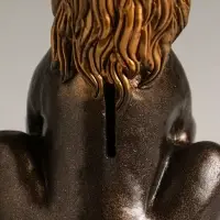 Копилка "Радостный конь" 20 см, бронза