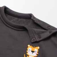 Свитшот детский MINAKU, цвет графит, рост 74-80