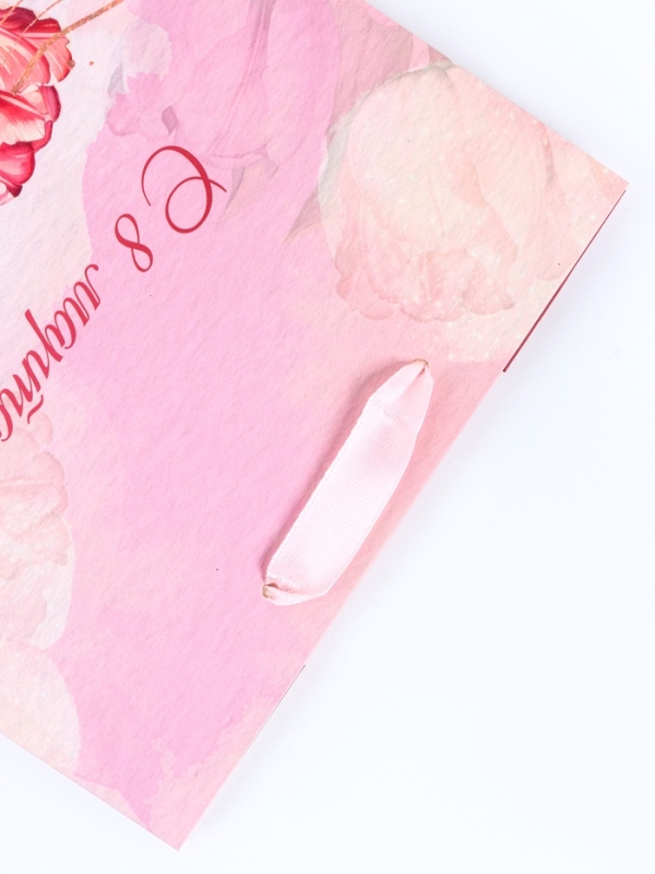 Пакет подарочный вертикальный &laquo;Нежный день&raquo;, MS 18 х 23 х10 см