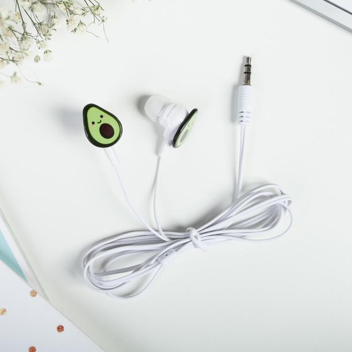 Наушники в пакете, &laquo;Авокадо&raquo;, 10 х 15 см