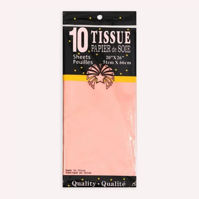 Бумага упаковочная тишью, &laquo;Жемчужная&raquo;, пудровая, 50&times;70 см