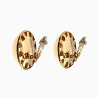 Клипсы &laquo;Тренд&raquo; объёмный круг, цвет золото