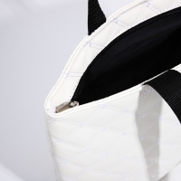 Сумка-шопер женская на молнии, цвет молочный Сумка-шопер женская на молнии, цвет молочный