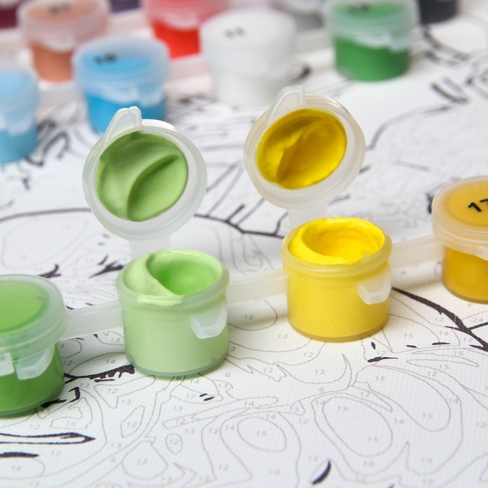 Картина по номерам на подрамнике 30х40 см, Мстители