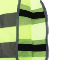 Жилет со светоотражающими полосами, размер 58&times;50 см, салатовый