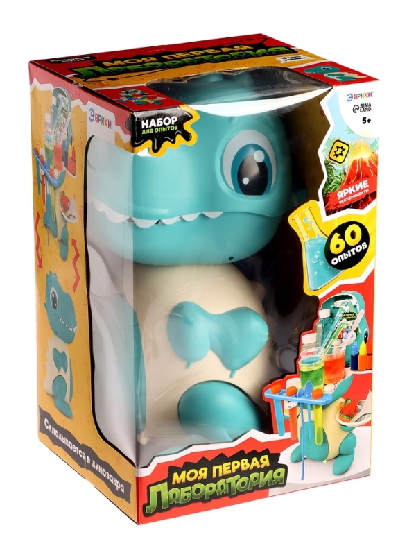 ЭВРИКИ Набор для опытов "Моя первая лаборатория", лаборатория, 60 опытов