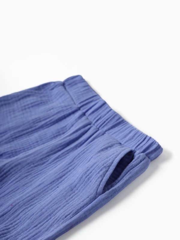 Брюки из муслина для девочки KAFTAN рост 122, фиолетовый