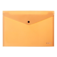 Папка-конверт на кнопке А4, 180 мкм, ErichKrause Soft Manga, непрозрачная, тиснение "софт-тач", МИКС