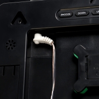 Часы настенные электронные, будильник, календарь, термометр, гигрометр, 15.8 х 3 х 24.8 см   1074710