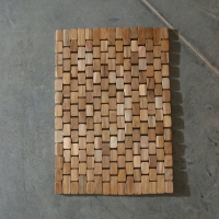 Коврик из тикового дерева, 40х30х0,7 см