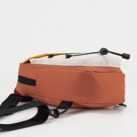 Сумка-слинг мужская из текстиля, цвет оранжевый/бежевый Сумка-слинг мужская из текстиля, цвет оранжевый/бежевый