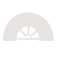 Ветеринарный воротник с креплением на ошейник, высота 10 см (без ошейника)