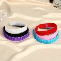 Ободок для волос "Дивина" широкий дорожки, 2,4 см, микс