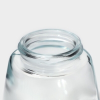 Набор баночек стеклянных для специй с пластмассовой крышкой Доляна &laquo;Отто&raquo;, 140 мл, 6,2&times;8,4 см