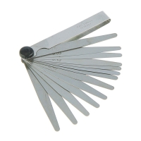 Щуп веерный &laquo;СЕРВИС КЛЮЧ&raquo;, 0.05-1.0 мм, 13 листов, в блистере