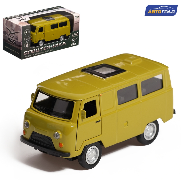 Машина металлическая &laquo;УАЗ 3962. Спецтехника&raquo;, инерция, 1:32, световые и звуковые эффекты, цвет МИКС