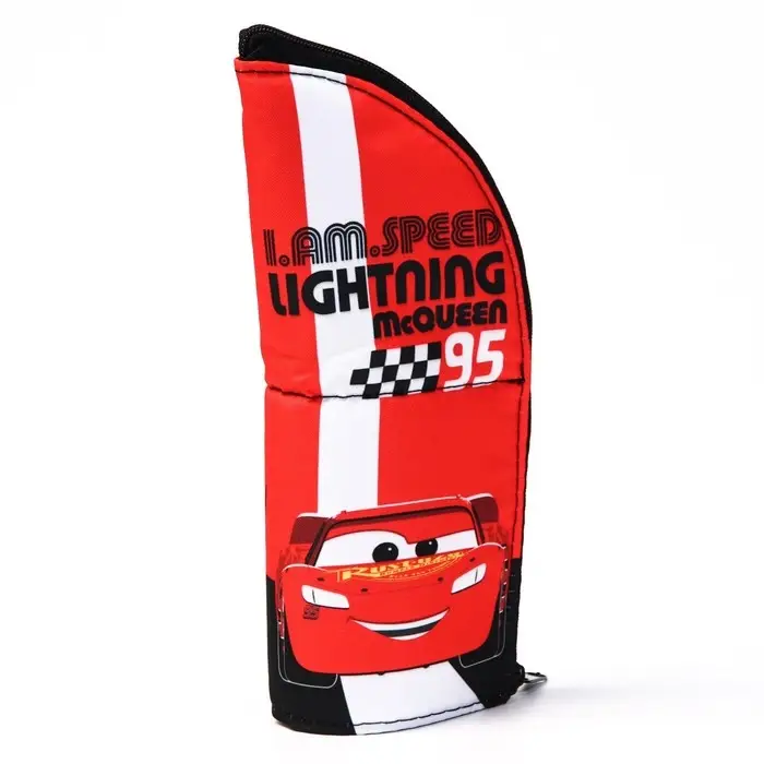 Пенал-тубус мягкий, 20х9 см, Тачки