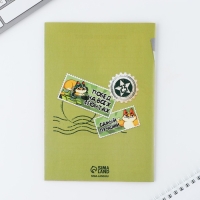 Анкета для мальчиков и ручка &laquo;23 февраля: Кот&raquo;