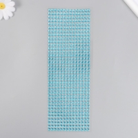 Полубусины самоклеющиеся d 6 мм, бирюзовый Полубусины самоклеющиеся d 6 мм, бирюзовый