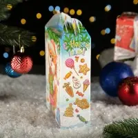 Подарочная коробка "Заяц - Кот" белый, 16&times;7.5&times;26 см