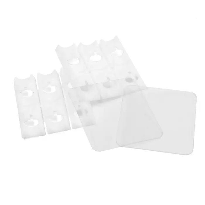 Держатель самоклеящийся для проводов и гирлянд ТУНДРА, 28&times;16&times;9 мм, белый, 12 шт.