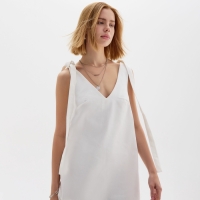 Платье женское MINAKU: Jeans Collection цвет молочный, размер 46 Платье женское MINAKU: Jeans Collection цвет молочный, размер 46