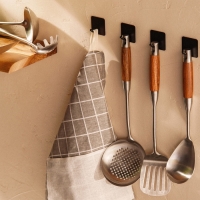 Ложка для спагетти Sima-Land Home 34х8,5 см, Рустик, цвет серебряный