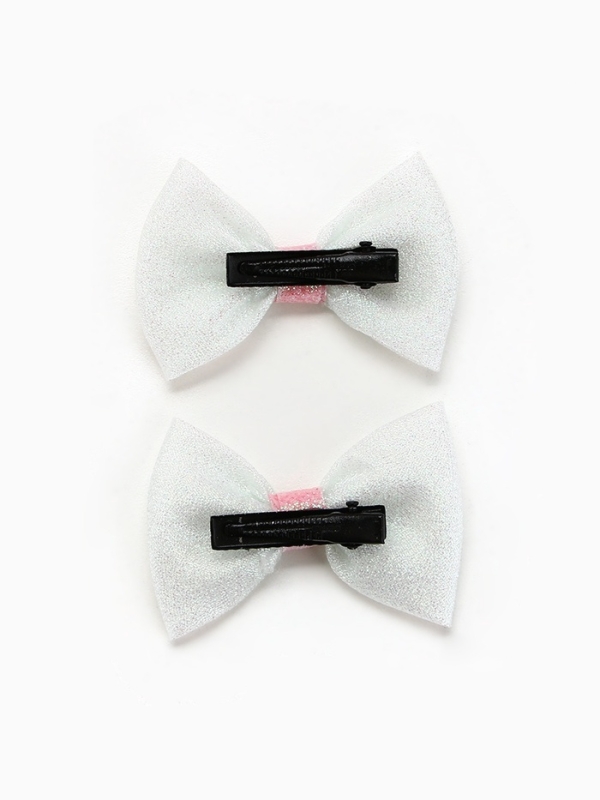 Бант для волос 2 шт, крабики &laquo;Милашке&raquo;, 8 х 12,5 см