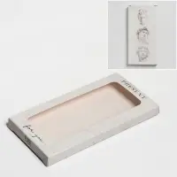 Коробка для шоколада, кондитерская упаковка, &laquo;For you&raquo;, с окном, 17.3 х 8.8 х 1.5 см