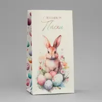 Пакет подарочный без ручек &laquo;Пасха в сердце&raquo;, 10 х 19.5 х 7 см