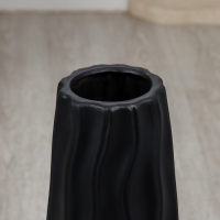 Ваза керамика напольная "Теренс" 60 см, чёрный Ваза керамика напольная "Теренс" 60 см, чёрный