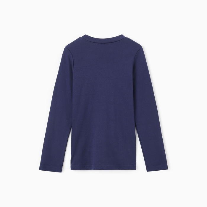 Джемпер для девочки школьный, цвет тёмно-синий, рост 116 см