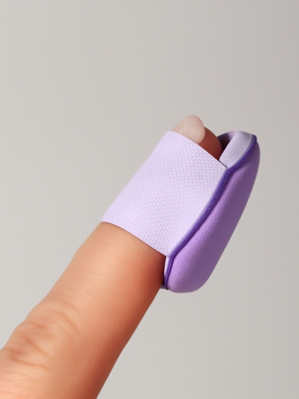 Набор спонжей д/макияжа сердце (наб 5шт цена за наб) латекс МИКС пакет QF