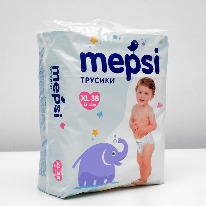 Подгузники-трусики Mepsi размер XL (12-22 кг), 38 шт