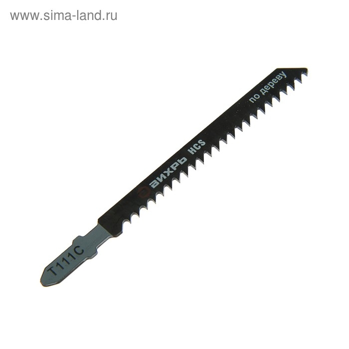 Пилки для лобзика Пилки для лобзика "Вихрь" Т111C, по дереву, грубый рез, 100 х 75 мм, 2 шт.