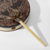 Шаманский бубен "Древо жизни и птицы" с колотушкой 5х25х25 см Шаманский бубен "Древо жизни и птицы" с колотушкой 5х25х25 см