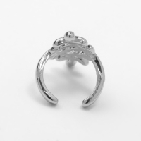 Набор серьги и каффы 4 шт &laquo;Нежность&raquo; композиция, цвет серебро