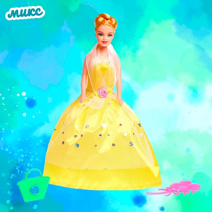 Кукла-модель &laquo;Яна&raquo; в платье с аксессуарами, МИКС