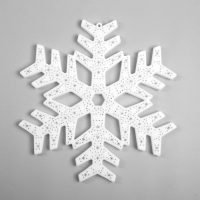 Светодиодная фигура &laquo;Снежинка&raquo; 40 см, пластик, 220 В, свечение мульти (RG/RB)