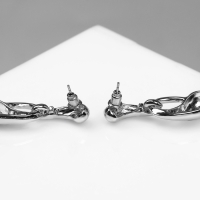 Серьги с жемчугом &laquo;Бусина&raquo; миниатюрность мах, цвет серебро