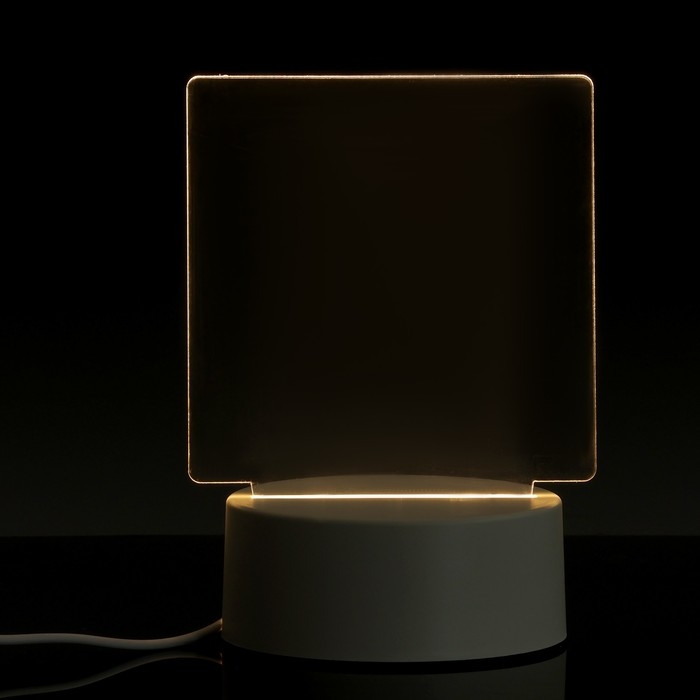 Световой планшет для рисования в темноте, квадрат, пластиковый Световой планшет для рисования в темноте, квадрат, пластиковый