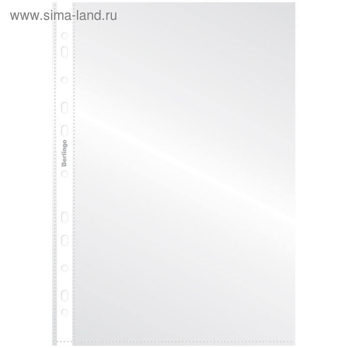 Файл-вкладыш А4, 40 мкм, Berlingo, глянцевый, вертикальный, 100 штук