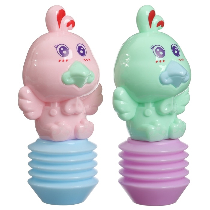 Набор погремушек &laquo;Друзья&raquo;, 2 шт., с пищалкой, виды МИКС, Крошка Я