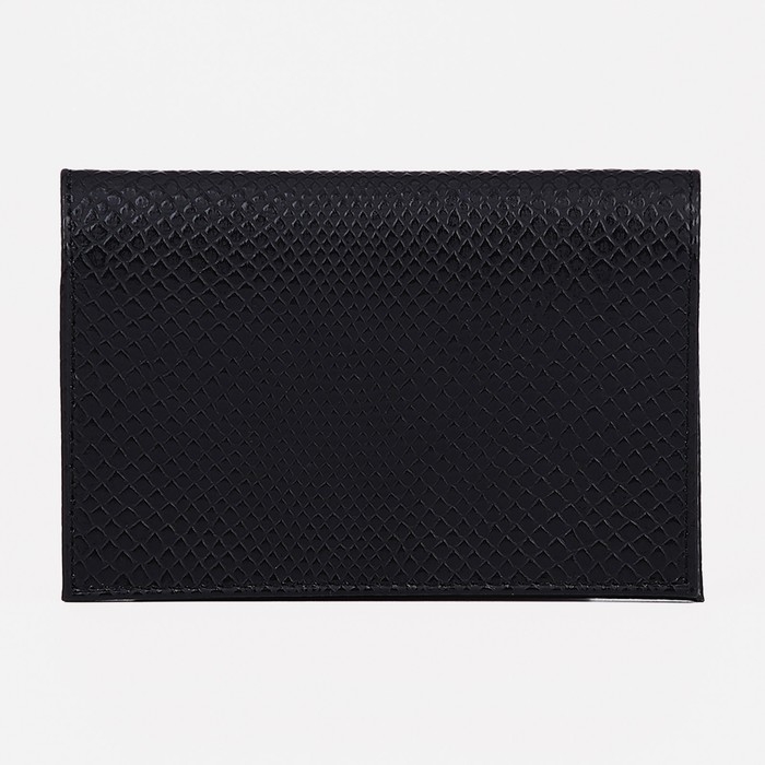 Обложка для паспорта, цвет чёрный