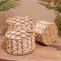 Набор плетёных корзин, 3 шт, 23х19х15 см Набор плетёных корзин, 3 шт, 23х19х15 см