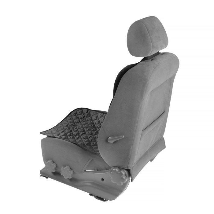 Защитная накидка под детское автокресло, 95&times;44 см, оксфорд стёганный, серый