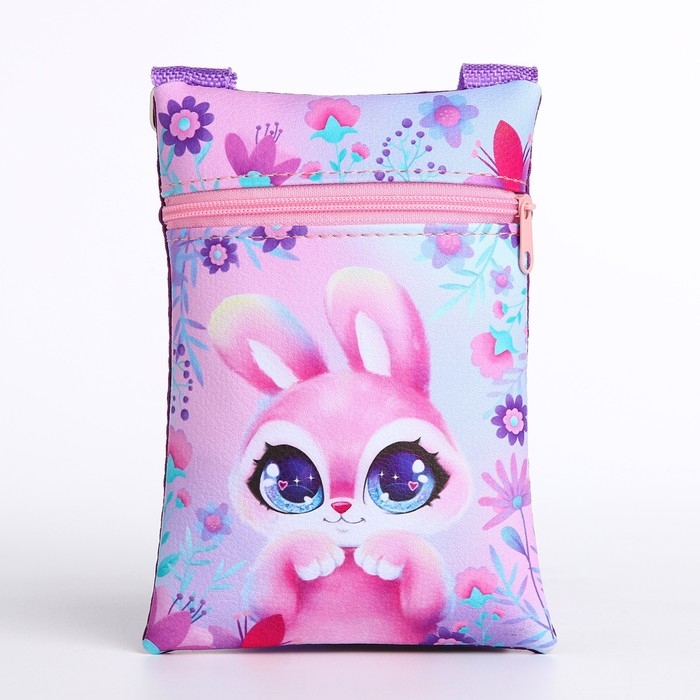 Подарочный набор для девочки &laquo;Прекрасный зайчик&raquo;, сумка, ручка, блокнот