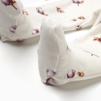 Комбинезон детский с закрытыми ножками, цвет белый, рост 62