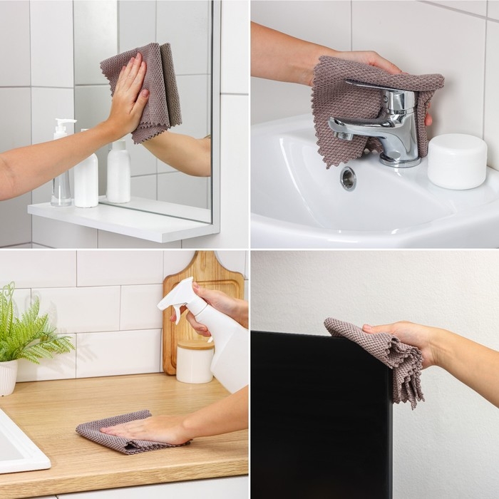 Салфетка микрофибра Raccoon &laquo;Орион&raquo;, 30&times;30 см, картонный конверт