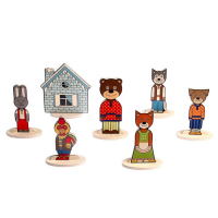 Набор персонажей сказки «Заюшкина избушка» Набор персонажей сказки «Заюшкина избушка»